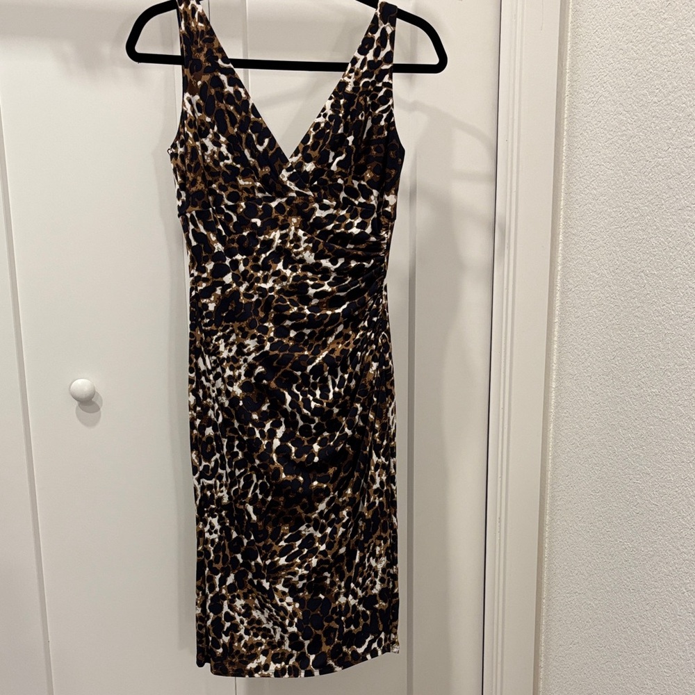 Ralph Lauren Mini Dress in Black and Brown